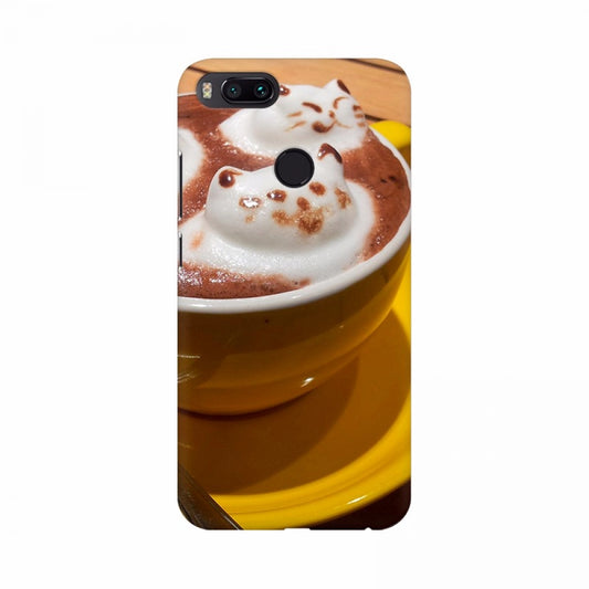 Clasymist Coffee Creamy Cat Design Mobile Case Cover