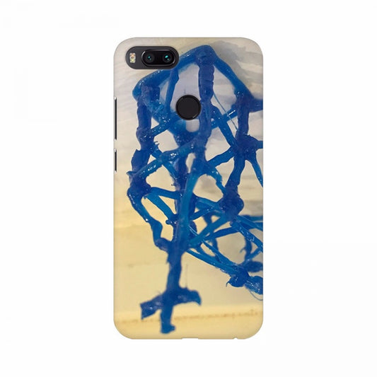 Clasymist Blue Color Spider Net Mobile Case Cover