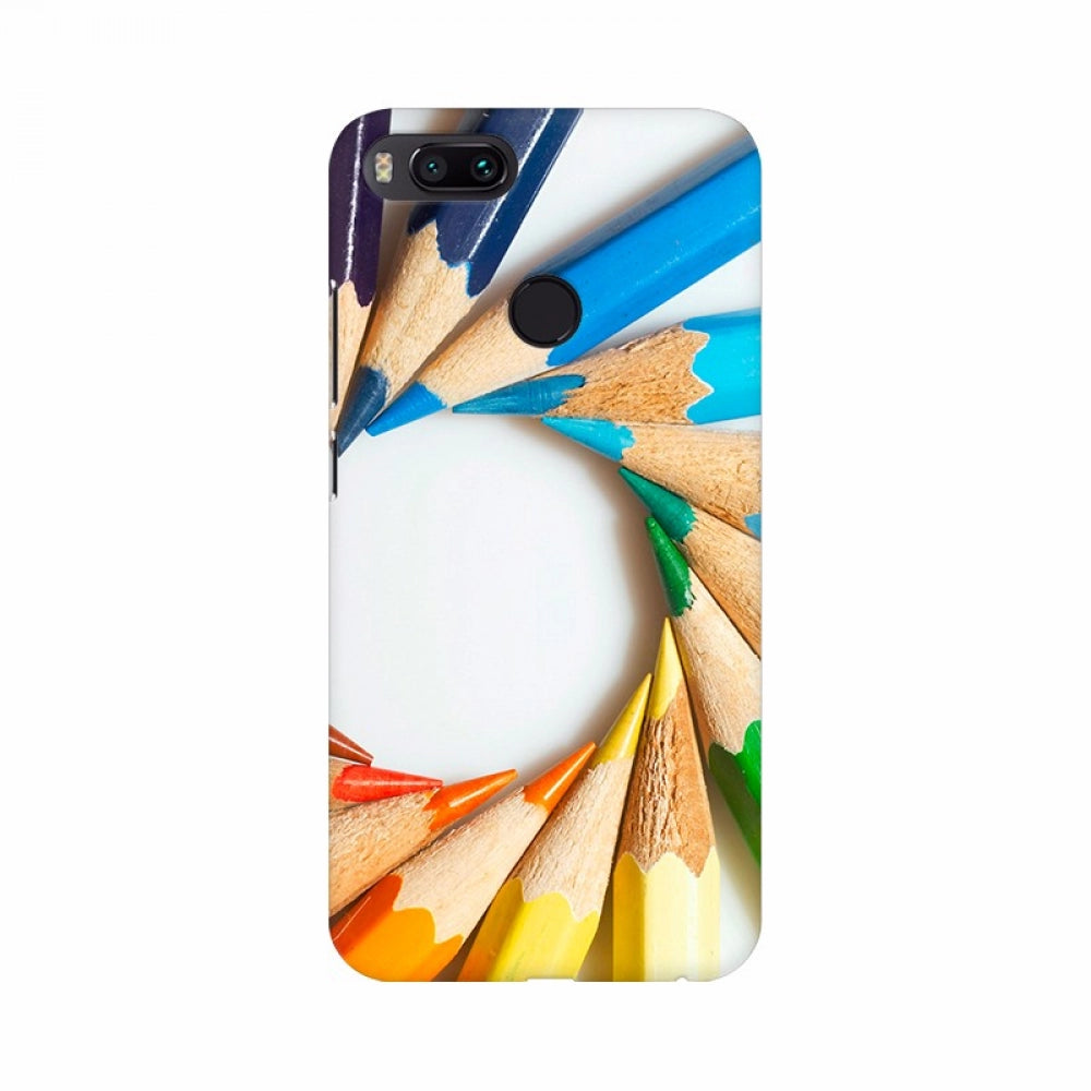 Clasymist Colorful pencil with round shape Mobile Case Cover