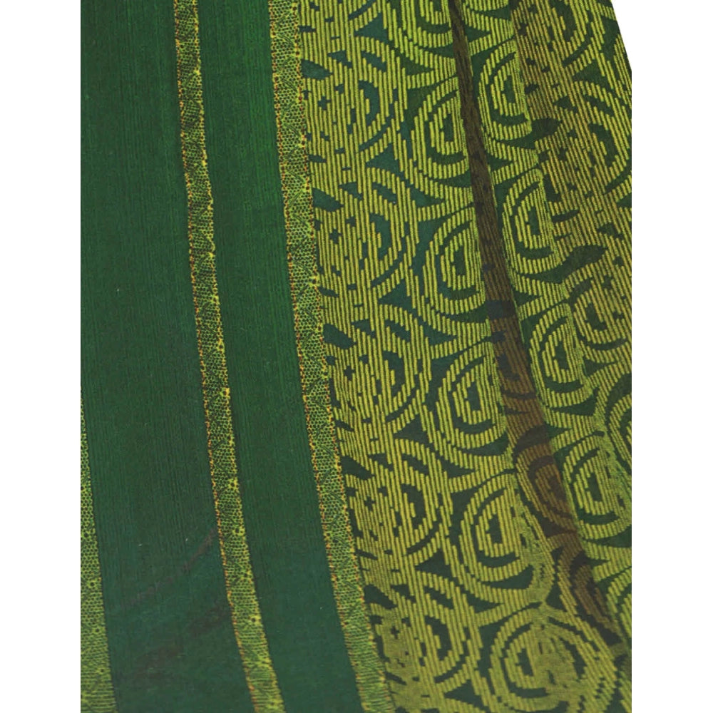 Clasymist Womens Georgette Digital Printed Saree (Green, 6.25 Mtr)