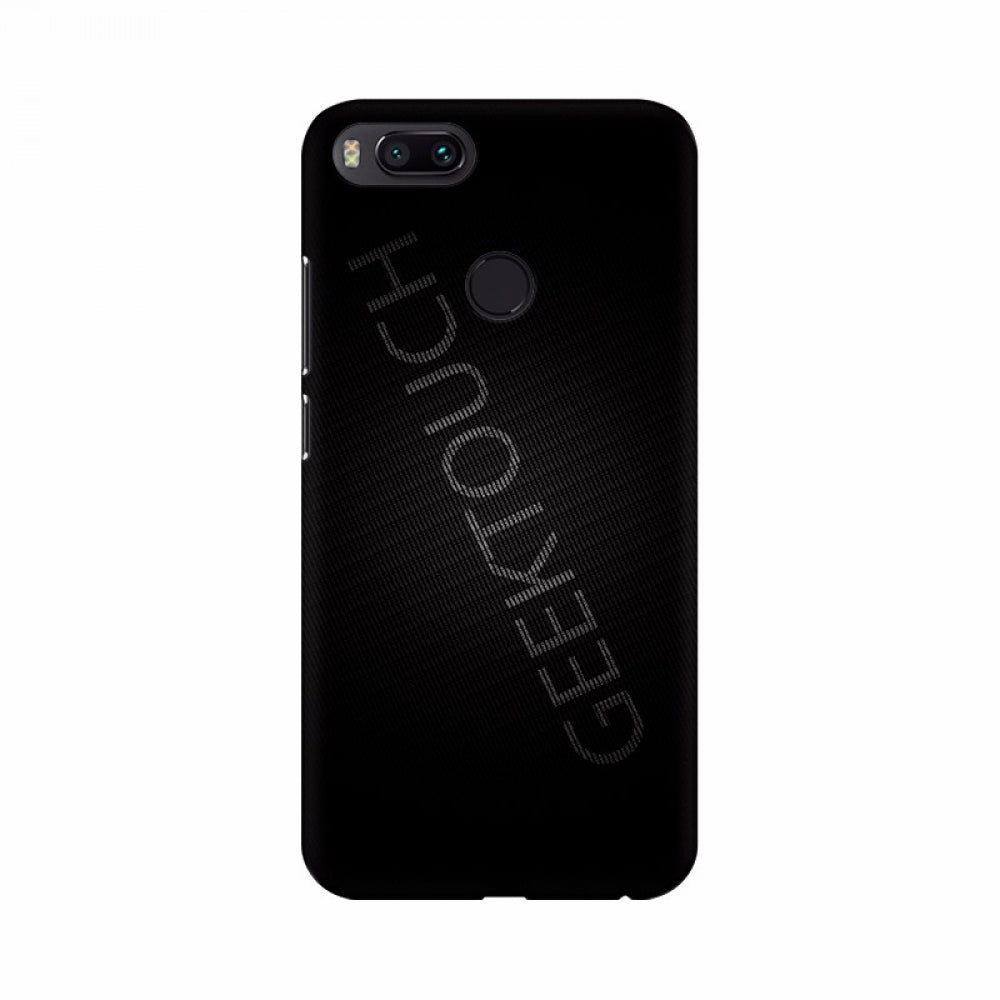 Clasymist Black Background with text Mobile Case Cover