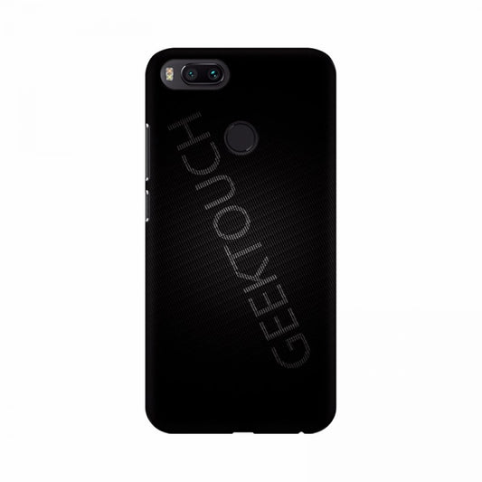 Clasymist Black Background with text Mobile Case Cover