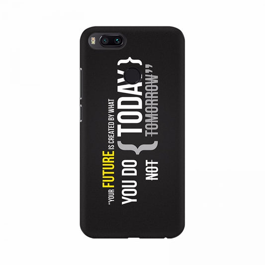 Clasymist Black Background with thoughts Mobile Case Cover