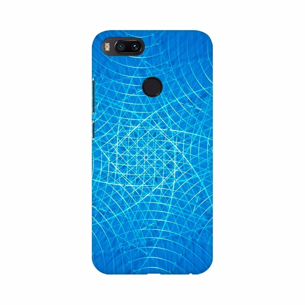 Clasymist Blue Color Different Curves Mobile Case Cover