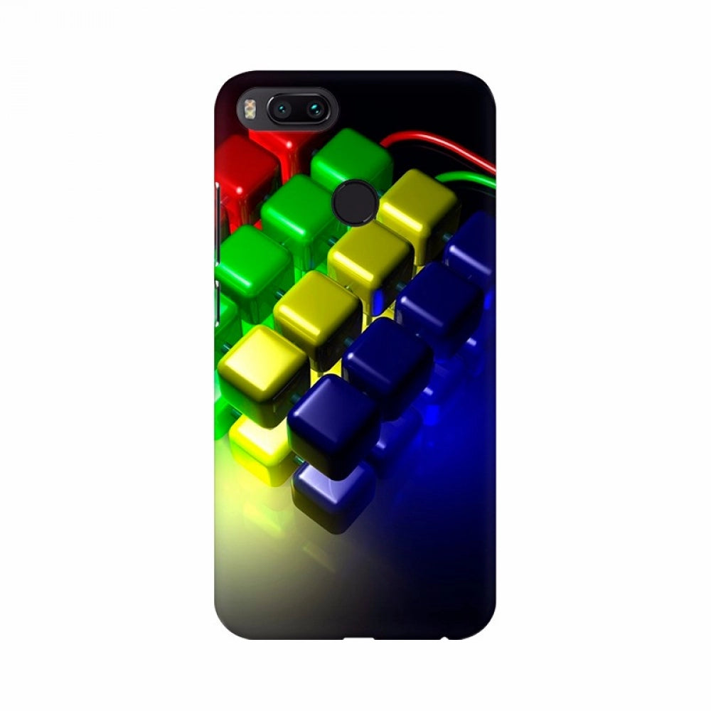 Clasymist Abstract 3D Squares Mobile Case Cover