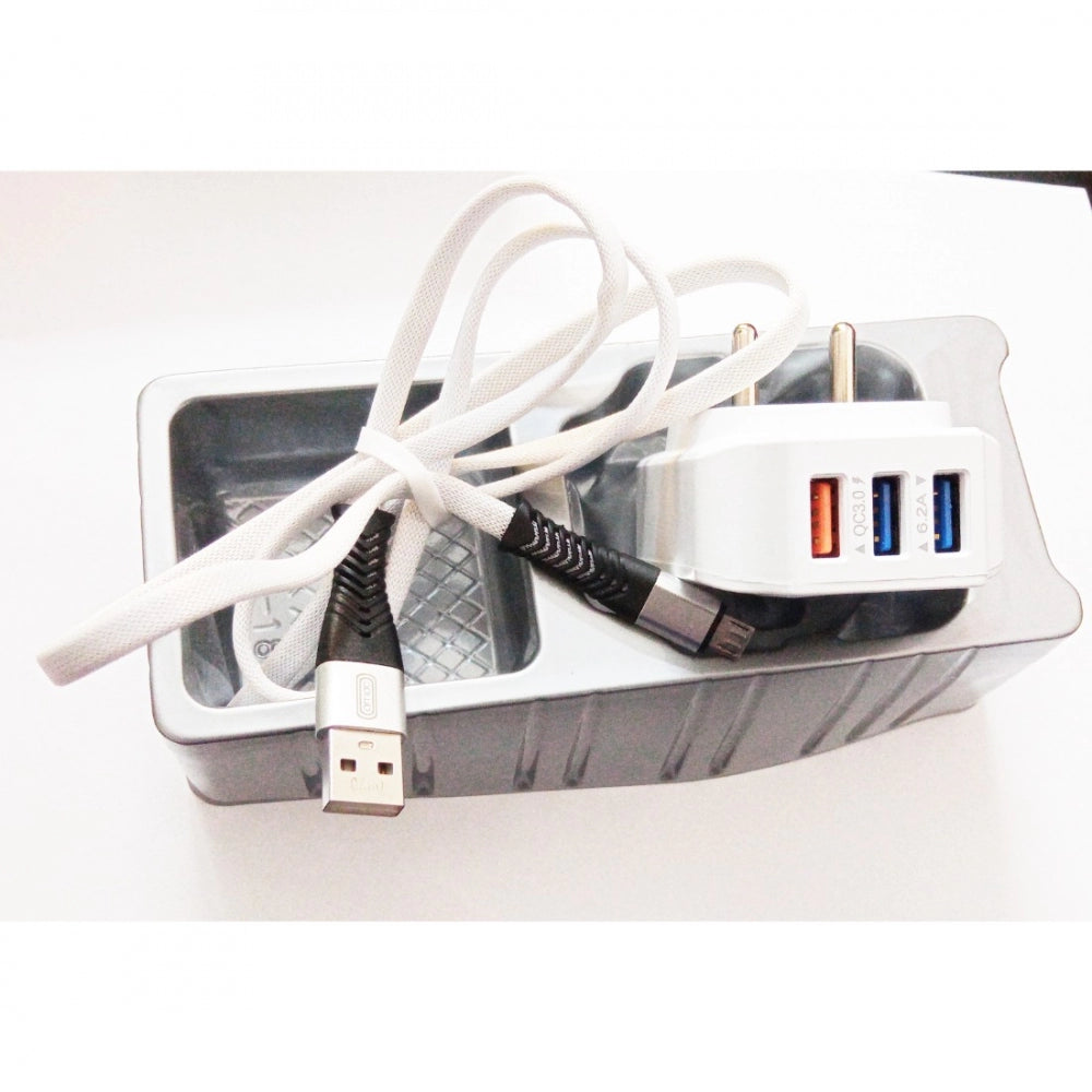 Clasymist Brand Amac Charger CH-18 6.2 A 3USB-Assorted