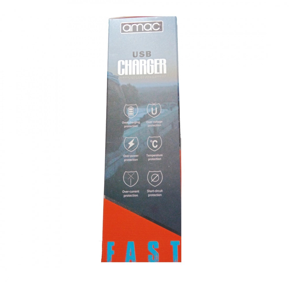 Clasymist Brand Amac Charger CH-18 6.2 A 3USB-Assorted