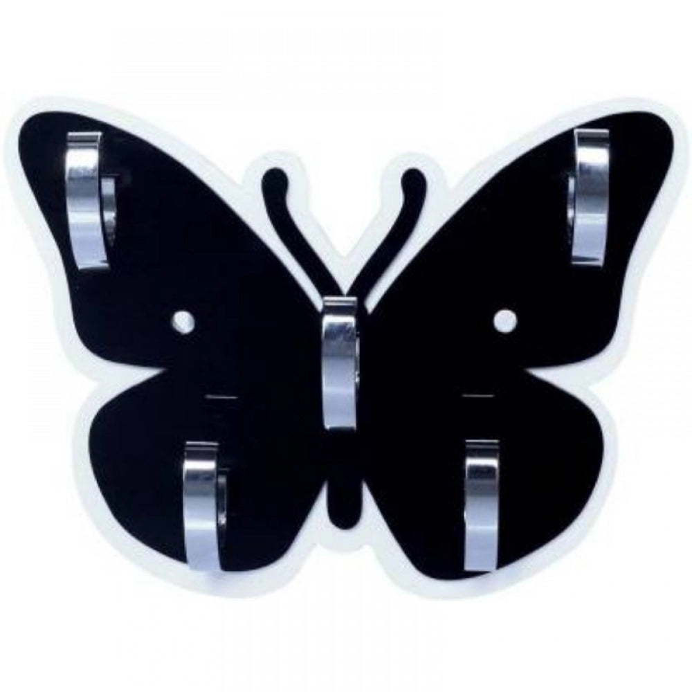 Clasymist Butterfly Hook Key Holder with 5 Hanging Key Hook (Color: Assorted)