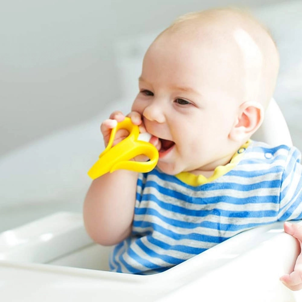 Clasymist Banana Shaped Baby Traning toothbrush (Assorted)