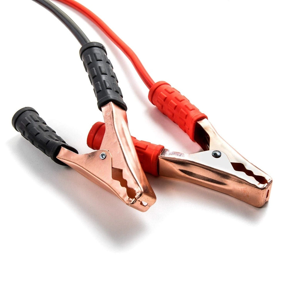 Clasymist 500 Amp Heavy Duty Jumper Booster Cables Anti Tangle Copper Care Universal For Car (Red)