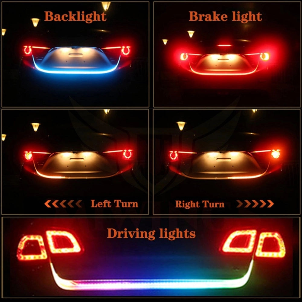 Clasymist Car Dicky Light With Indicator .Brake Light Car Fancy Lights ( Multicolor)