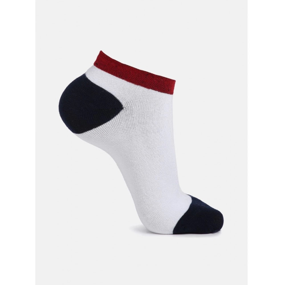 Clasymist 4 Pairs Unisex Casual Cotton Blended Printed Ankle length Socks (Assorted)