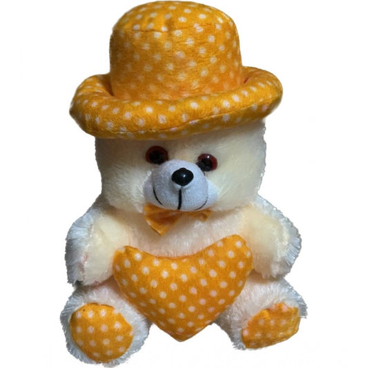 Clasymist Cap Teddy Bear with Heart (Yellow)