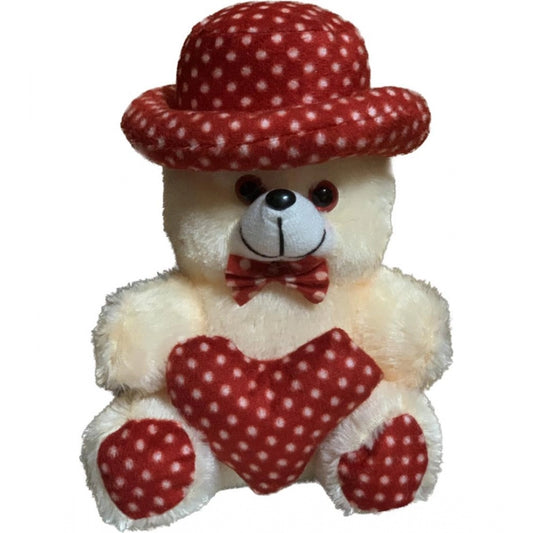 Clasymist Cap Teddy Bear with Heart (Cream)