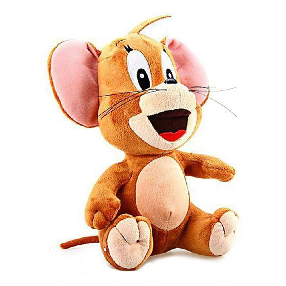 Clasymist Cartoon Character Mouse Animals Stuffed Plush Toy (Brown)