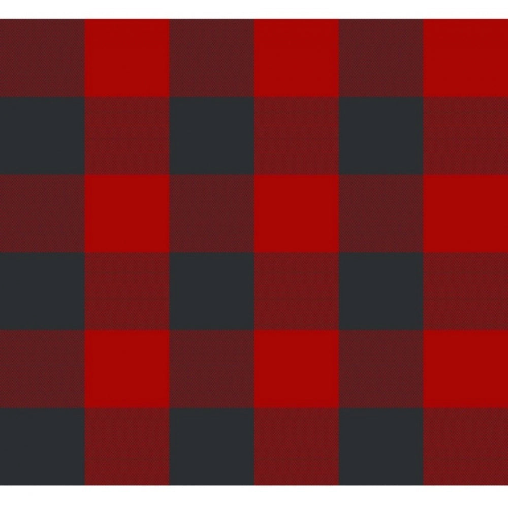 Clasymist Checked Cotton Checks Table Cloth (Red &amp; Black)