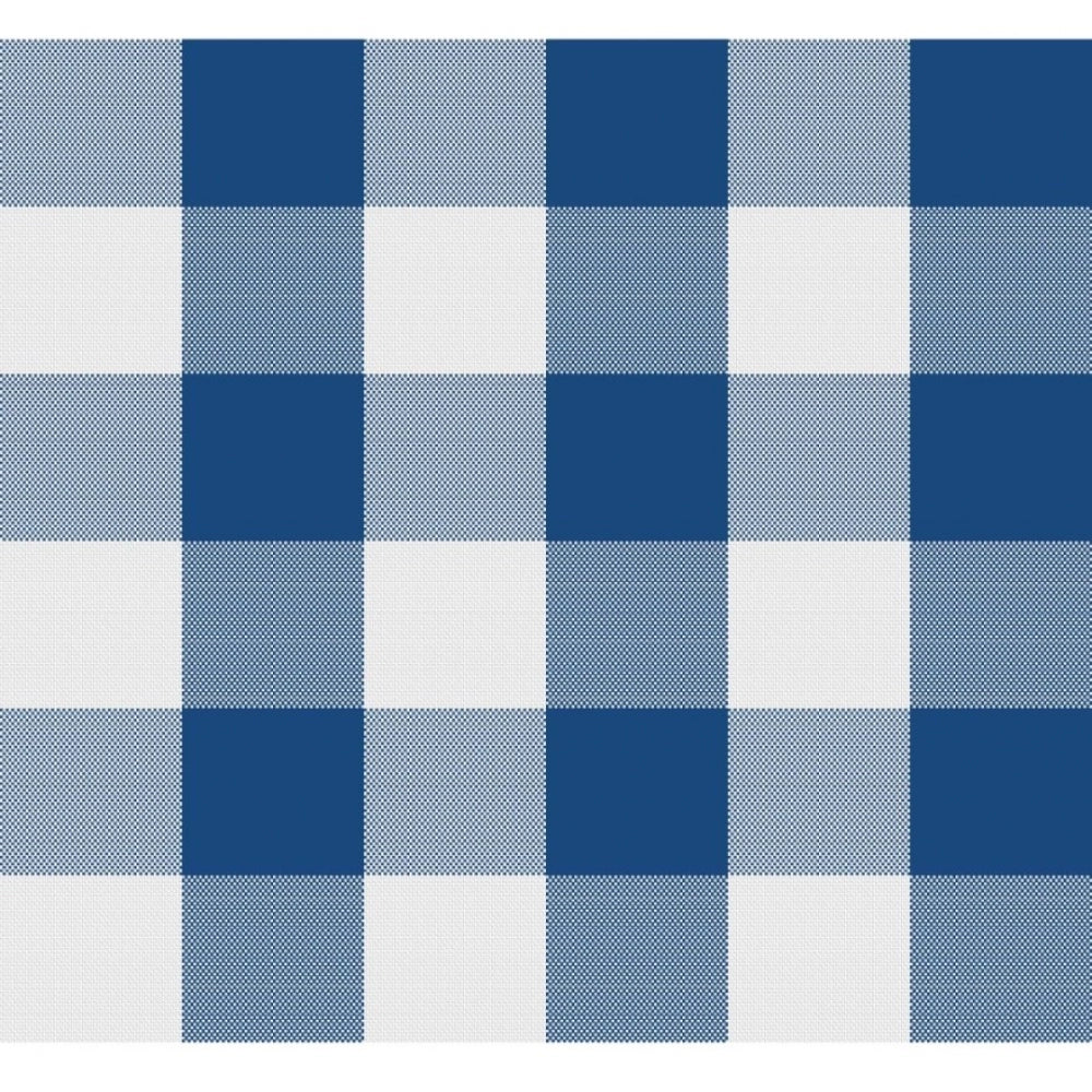 Clasymist Checked Cotton Checks Table Cloth (Blue)