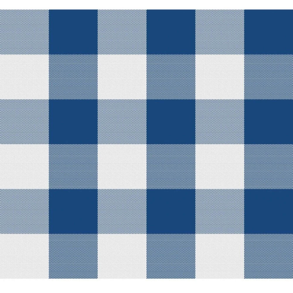 Clasymist Checked Cotton Checks Table Cloth (Royal Blue)