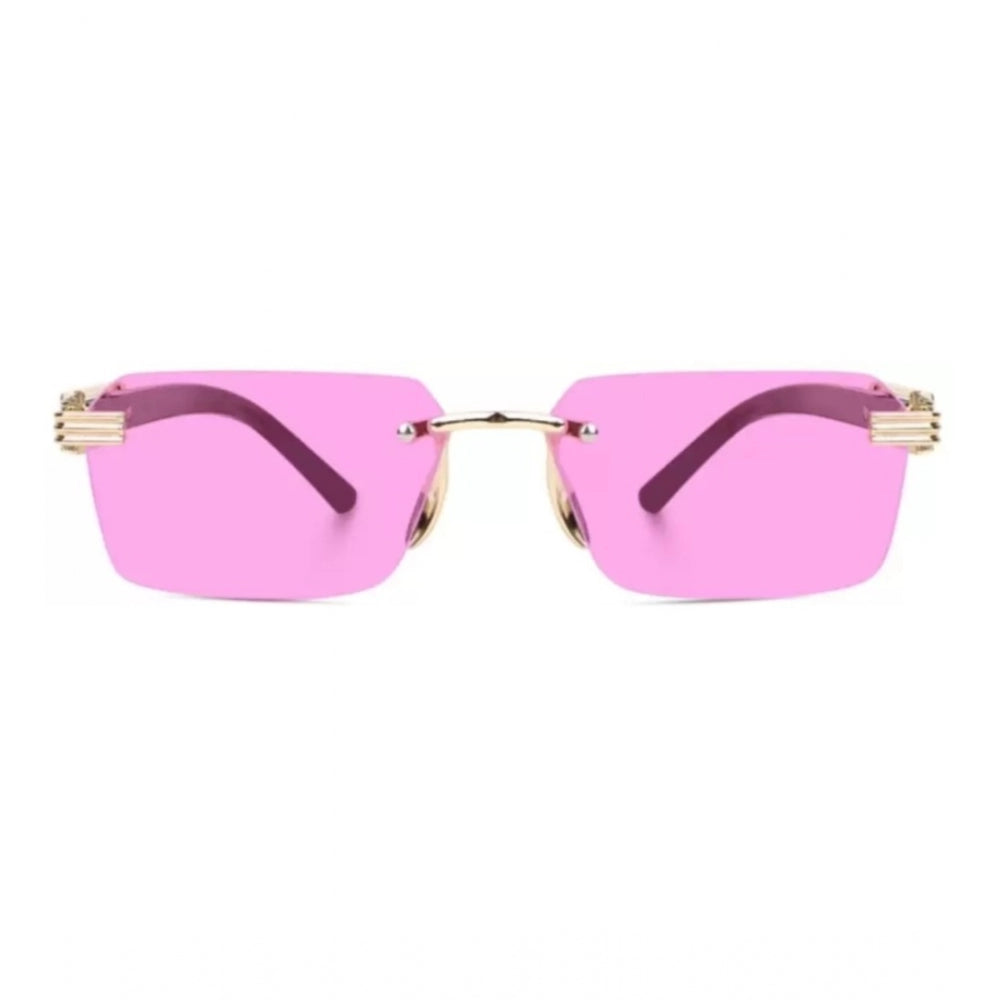 Clasymist Classic Unisex UV400 Protection Sunglasses (Pink)