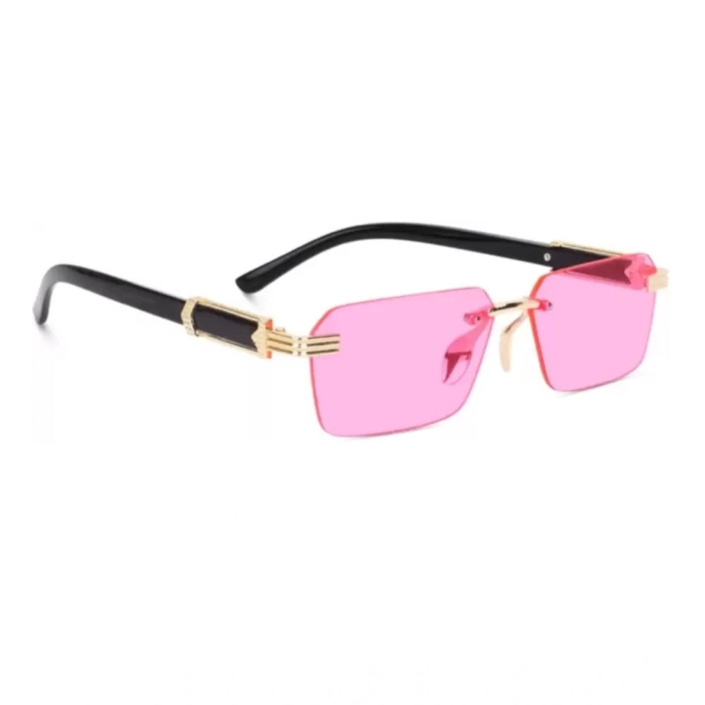 Clasymist Classic Unisex UV400 Protection Sunglasses (Pink)