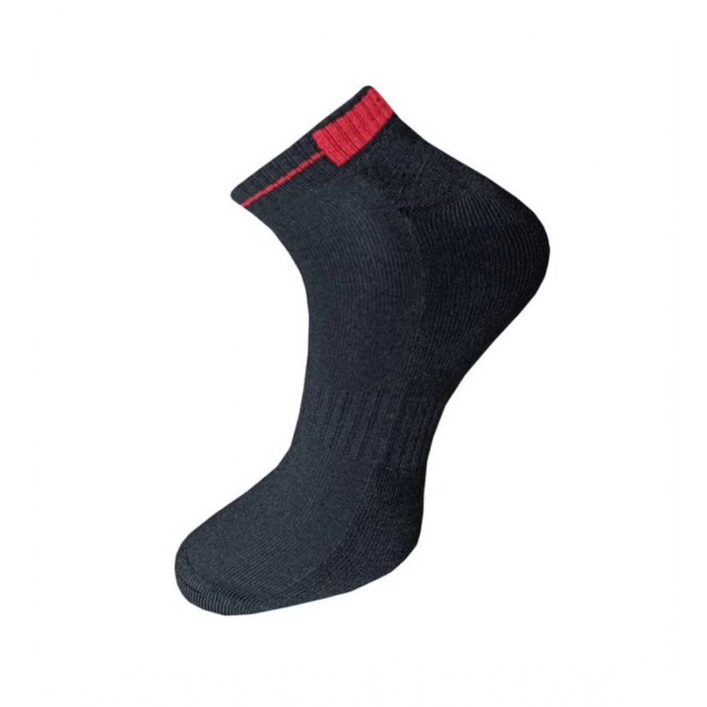 Clasymist 3_Pair Set Unisex Casual Cotton Solid Ankle Length Socks (Multicolor)