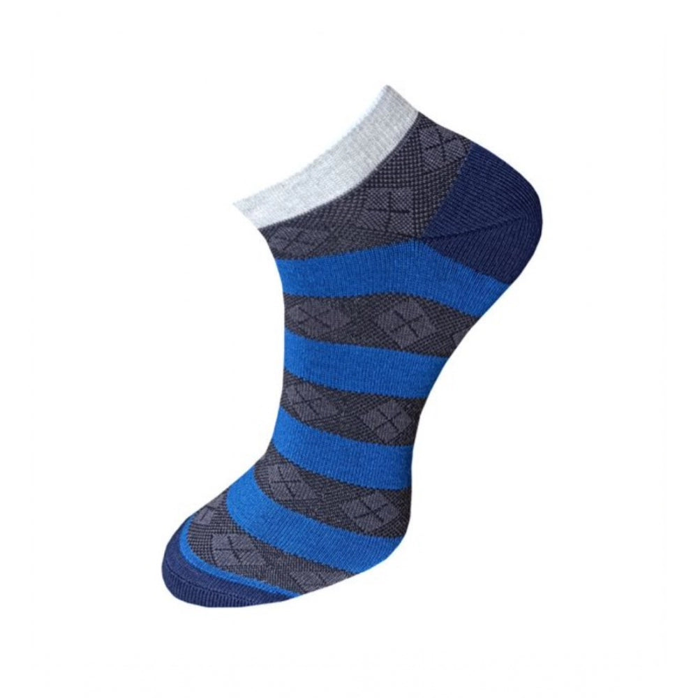 Clasymist 3_Pair Set Unisex Casual Cotton Printed Ankle Length Socks (Multicolor)