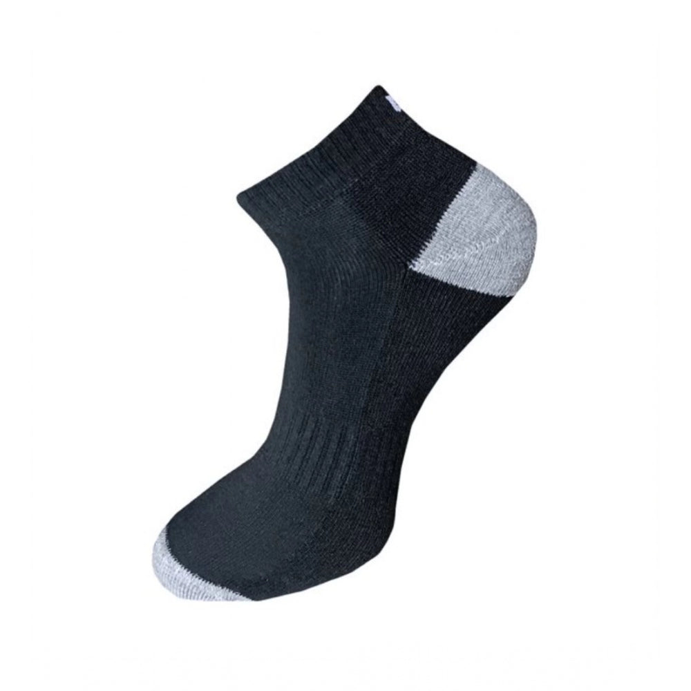 Clasymist 3_Pair Set Unisex Casual Cotton Solid Ankle Length Socks (Multicolor)