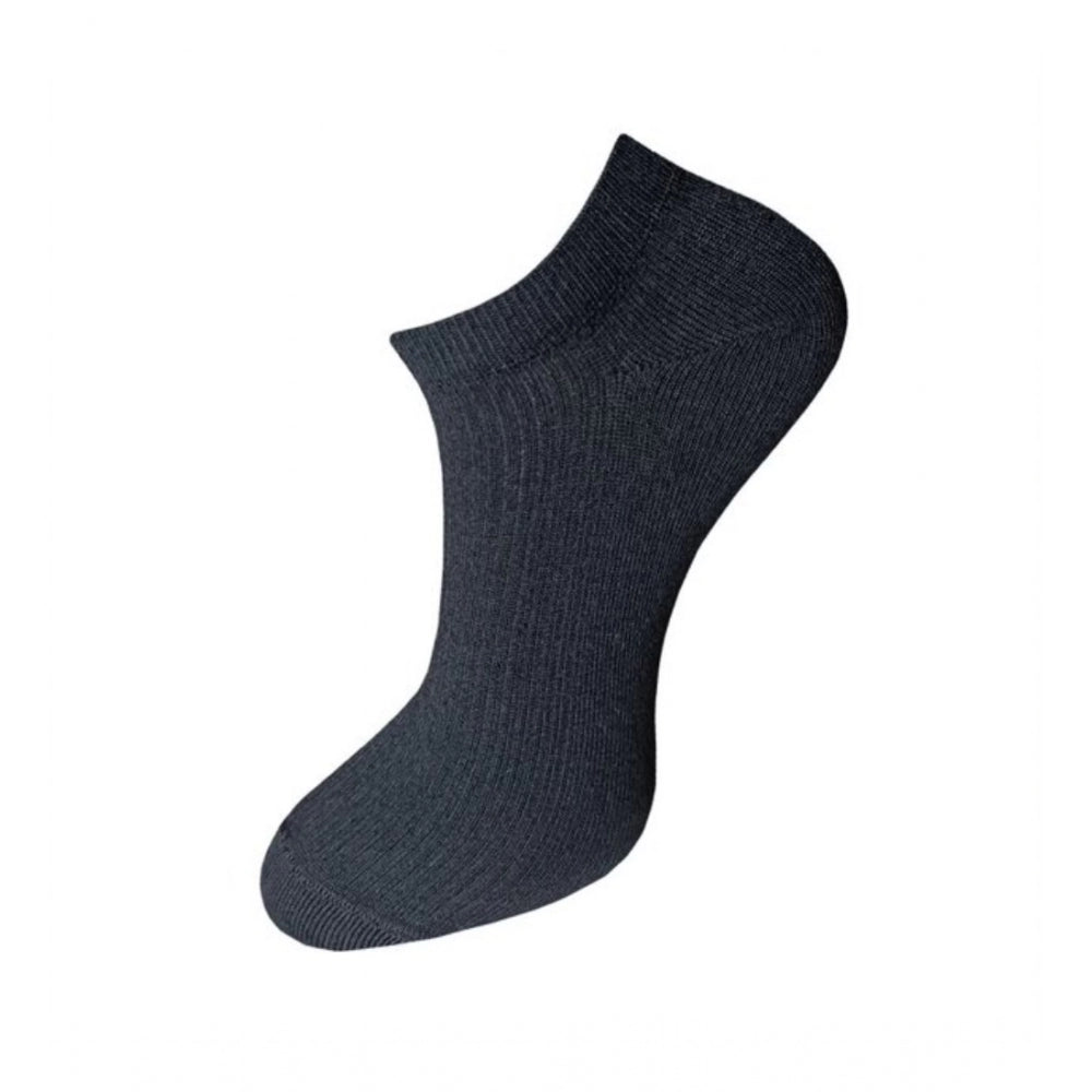 Clasymist 3_Pair Set Unisex Casual Cotton Solid Ankle Length Socks (Multicolor)