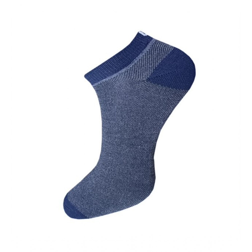 Clasymist 3_Pair Set Unisex Casual Cotton Solid Ankle Length Socks (Multicolor)