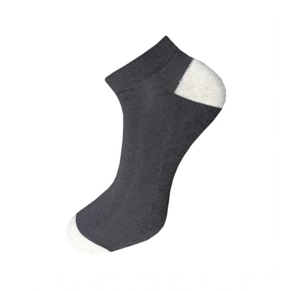 Clasymist 3_Pair Set Unisex Casual Cotton Solid Ankle Length Socks (Multicolor)