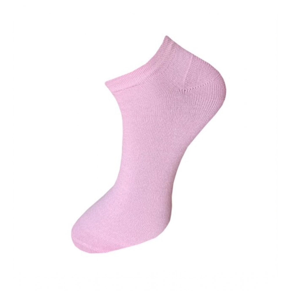 Clasymist 3_Pair Set Unisex Casual Cotton Solid Ankle Length Socks (Multicolor)