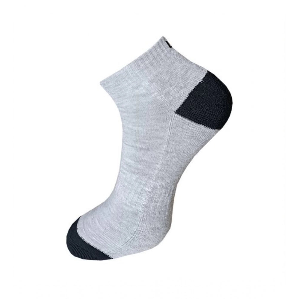 Clasymist 3_Pair Set Unisex Casual Cotton Solid Ankle Length Socks (Multicolor)