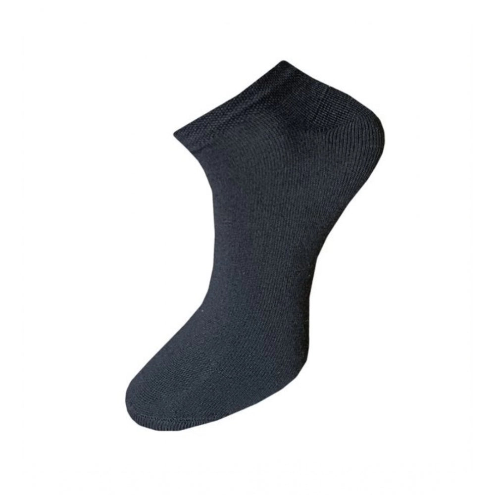 Clasymist 3_Pair Set Unisex Casual Cotton Solid Ankle Length Socks (Multicolor)