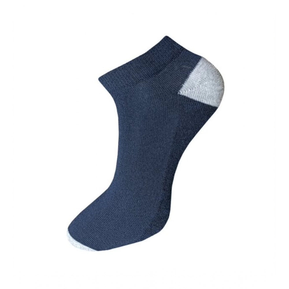 Clasymist 3_Pair Set Unisex Casual Cotton Solid Ankle Length Socks (Multicolor)