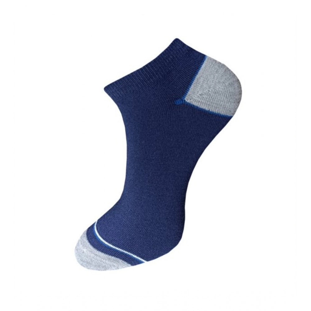 Clasymist 3_Pair Set Unisex Casual Cotton Solid Ankle Length Socks (Multicolor)