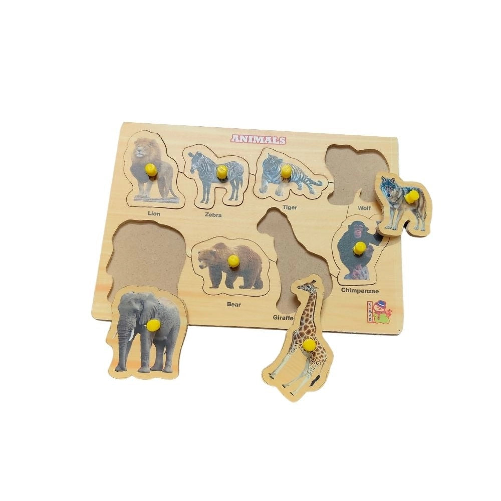 Clasymist Animal Wooden Puzzle |   Wooden  |   Educational Toys| 3+ Years