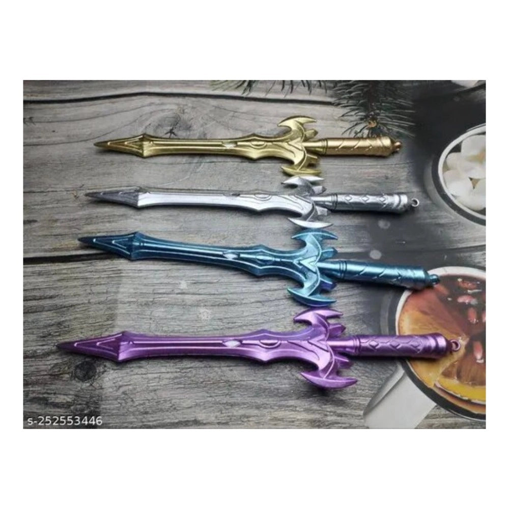 Clasymist 12 PCS_Set Talwar Star Style Sword Novelty  Ball Pen  | Plastic | Stationery | 5+ Years