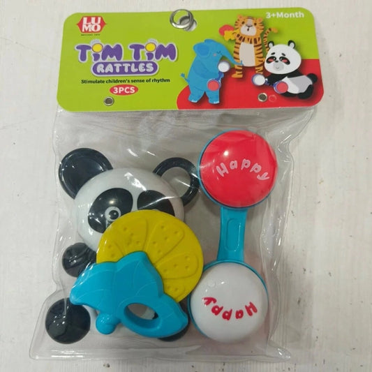 Clasymist 3 pcs Set Tim rattle | Plastic | Toys | 3+ Months