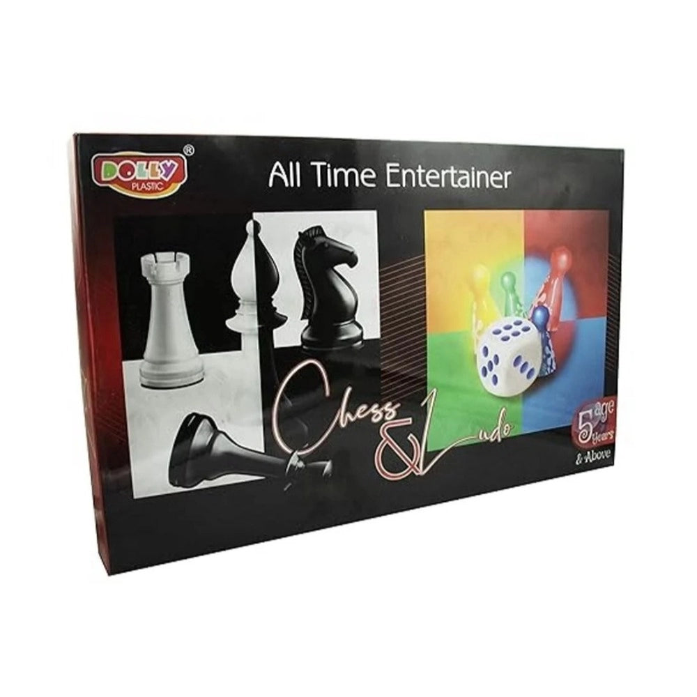 Clasymist All Time Entertainer Chess&amp;Ludo |  Paper, Plastic Toys |  Board Games | 5+ Years