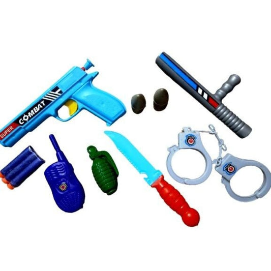 Clasymist 8_Pcs Set Chor Police | Plastic | Toys | 5+ Years