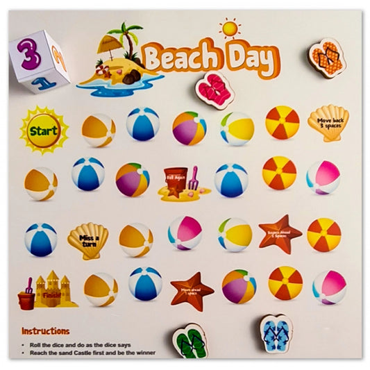 Clasymist Beach game Wooden Board Game Toys (MultiColor)