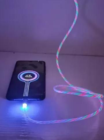 Clasymist - Fast 3 in 1 Multiple Pin With LED Light Magnetic Charging Charging Pad - Assorted color